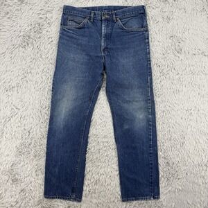 LEE Riders Jeans Men's 34.5x30.5 VTG Made In USA Union Stamp Leather Patch